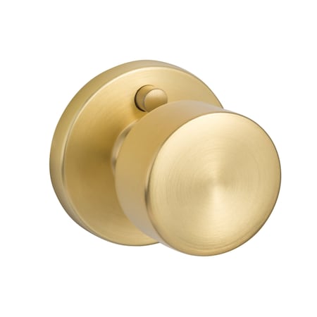 Sure-Loc Hardware Sure-Loc Hardware Bergen Round Privacy Knobset, Satin Brass BG102 SB